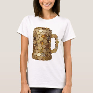 Camiseta Clásico Plata DISEÑO GRAFICO TESORO DORADO