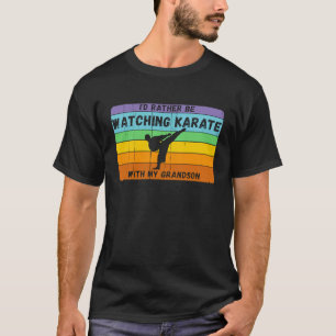 Camiseta Clásico Prefiero Karate Con Nieto Vintage Kar