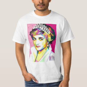 Camiseta Clásico real de la Princesa Diana