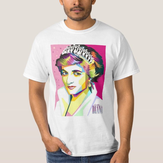 Camiseta Clásico real de la Princesa Diana (Anverso)