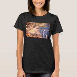Camiseta Clásico Retro Long Beach (Ciudad Costera de Califo