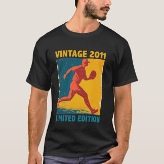 Camiseta Clásico Retro Vintage 2011 Amante del Béisbol Edic