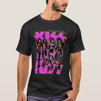 Camiseta Clásico Rock Vintage Kiss Destroyer Purple Classic