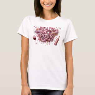 Camiseta Clásico Rosa LISTO PARA SERVIR Imprimir