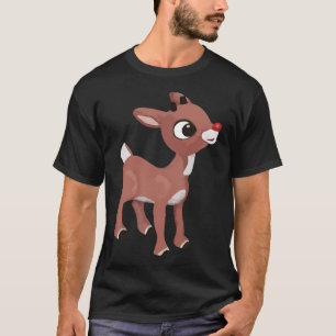 Camiseta Clásico Rudolph El Ru clásico de los renos de la n