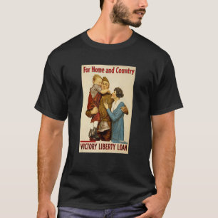 Camiseta Clásico soldado patriótico de la era de la guerra