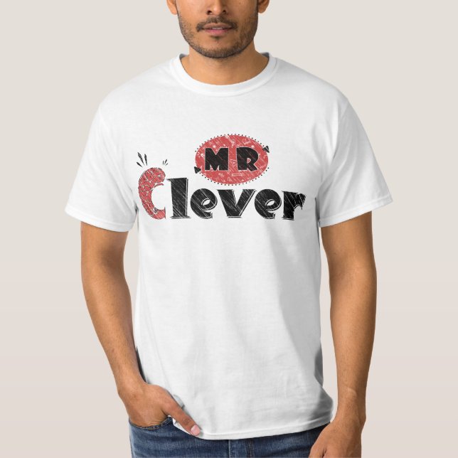 Camiseta clásico Sr. inteligente (Anverso)