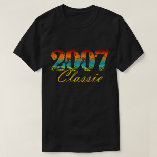 Camiseta Clásico Tee Nacido en 2007 Regalos de cumpleaños
