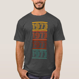 Camiseta Clásico Vintage 1973 retro