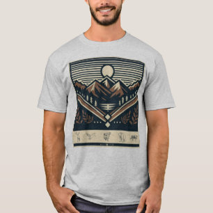 Camiseta Clásico/vintage al aire libre/salvaje