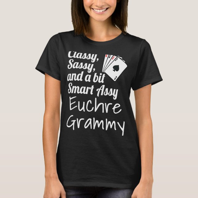 Camiseta Clásico Y Un Poco Inteligente Euchre Grammy Gr (Anverso)