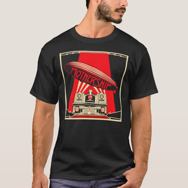 Camiseta Clásico Zeppelin Mothership Classic T-Shirt (Anverso)