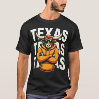 Camiseta Clásicos gráficos de Texas Vintage Hombres Mujeres