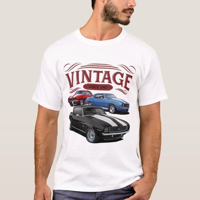 Camiseta Clásicos musculares de época (Anverso)
