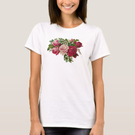 Camiseta Clásicos Rosas victorianos Lily of Valley Romance