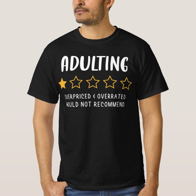 Camiseta Clasificación de estrellas para adultos 1  (Anverso)