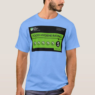Camiseta Clasificación de Hygine Alimentario Pantalla Origi