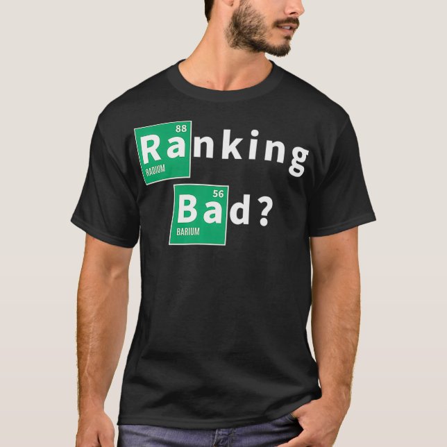 Camiseta Clasificación de mal diseño para los comerciantes  (Anverso)