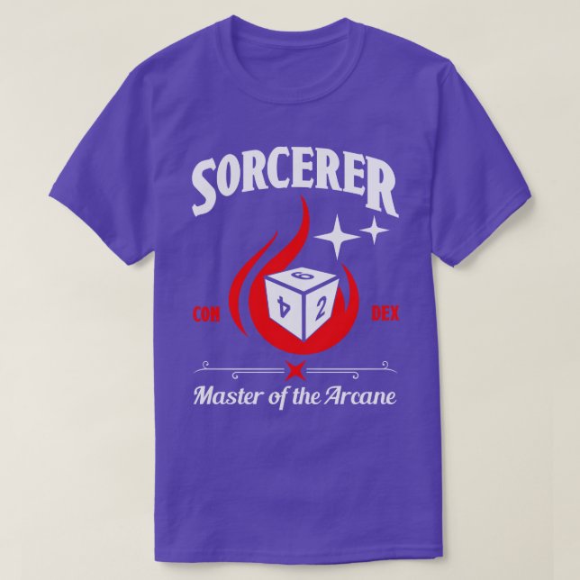 Camiseta Clasificador de clases de caracteres D&D (Diseño del anverso)
