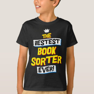 Camiseta Clasificador de libros, Ocupación divertida