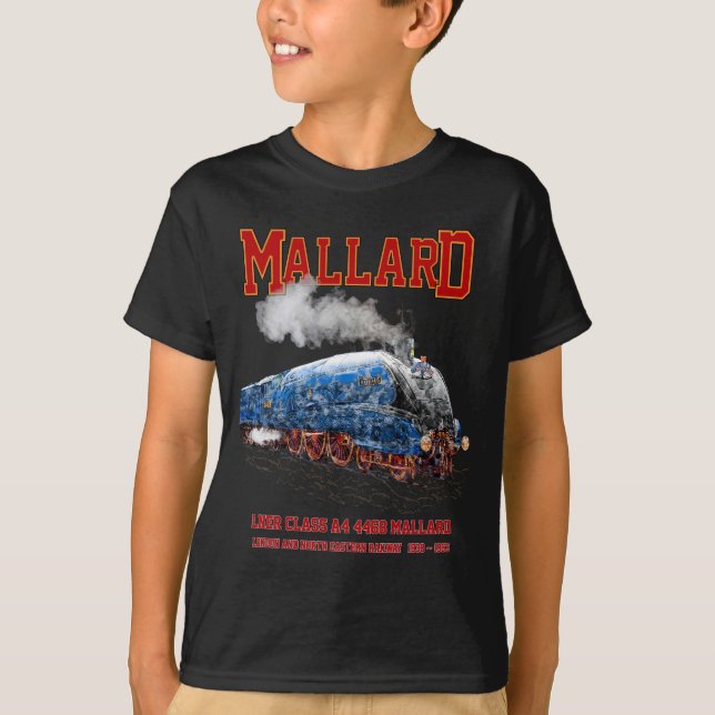 Camiseta Class A4 Mallard - World Fastest Steam Locomotive (Anverso)