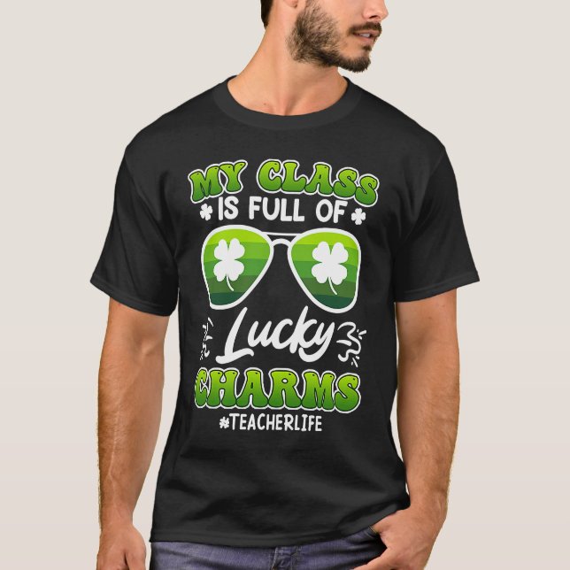 Camiseta Class full of Lucky Charms teacher saying  1 (Anverso)