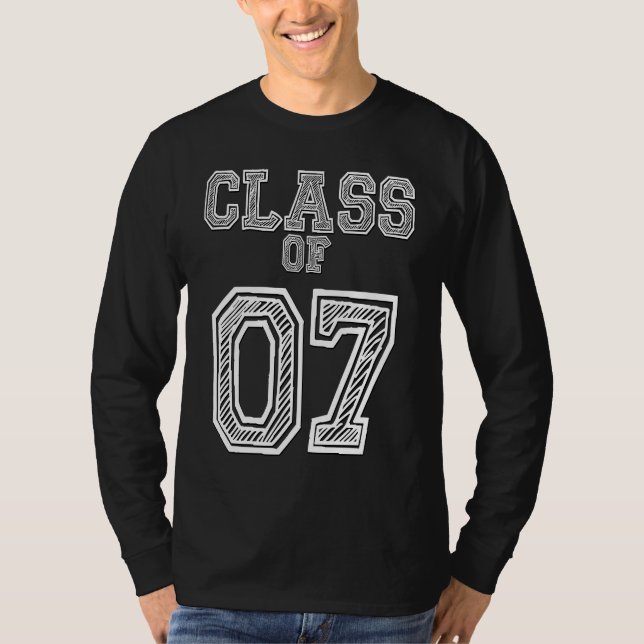 Camiseta Class of 07  for Class of 2007 Reunion (Anverso)