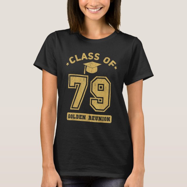 Camiseta Class Of 1979 College Highschool Graduation Reunio (Anverso)
