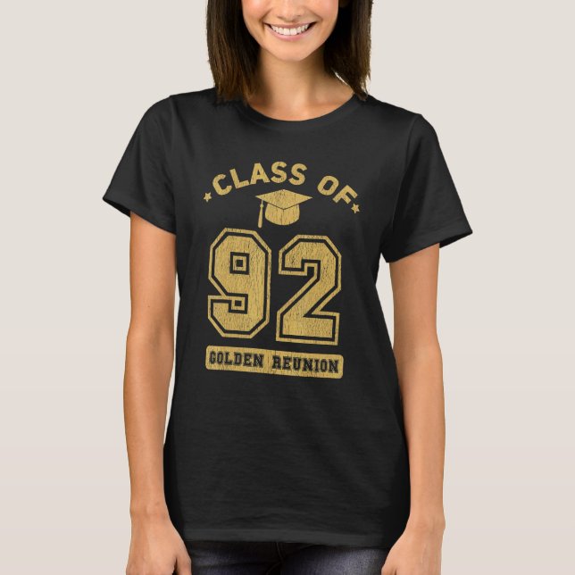Camiseta Class Of 1992 College Highschool Graduation Reunio (Anverso)