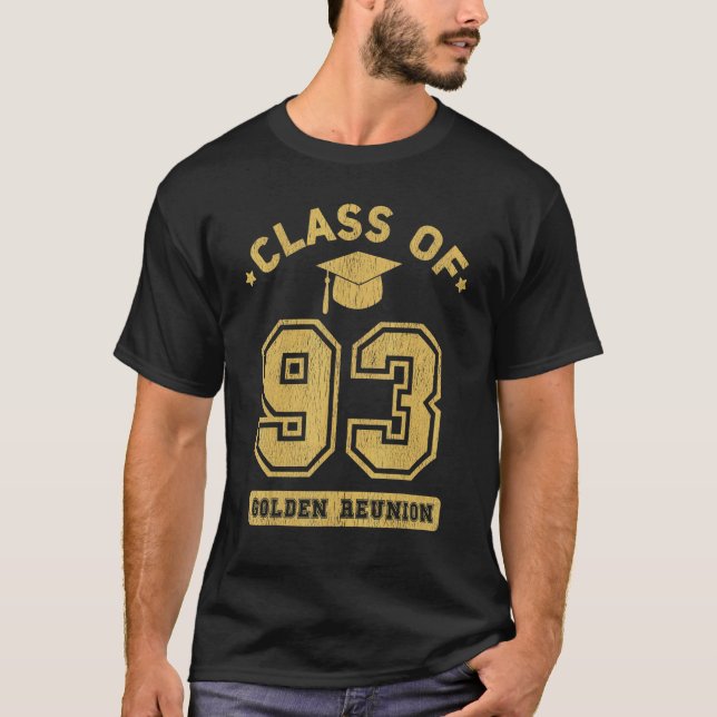 Camiseta Class Of 1993 College Highschool Graduation Reunio (Anverso)
