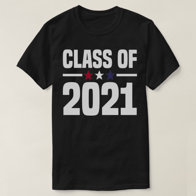 Camiseta Class of 2021 College University High School Senio (Diseño del anverso)