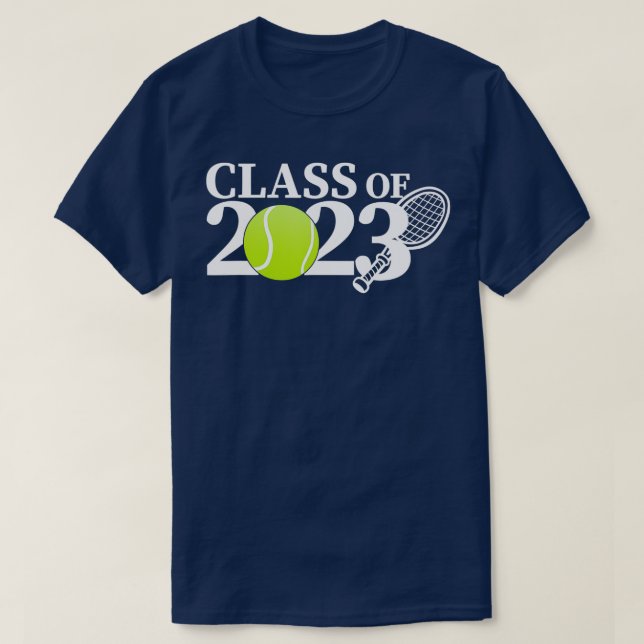 Camiseta Class of 2023 Graduation Senior Tennis Player Gift (Diseño del anverso)