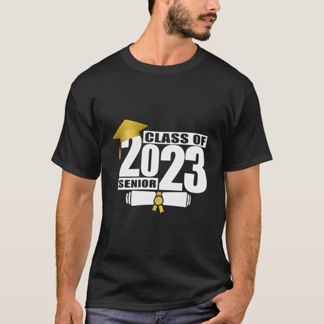 Camiseta Class Of 2023 Senior Certificate Diploma Graduatio (Anverso)
