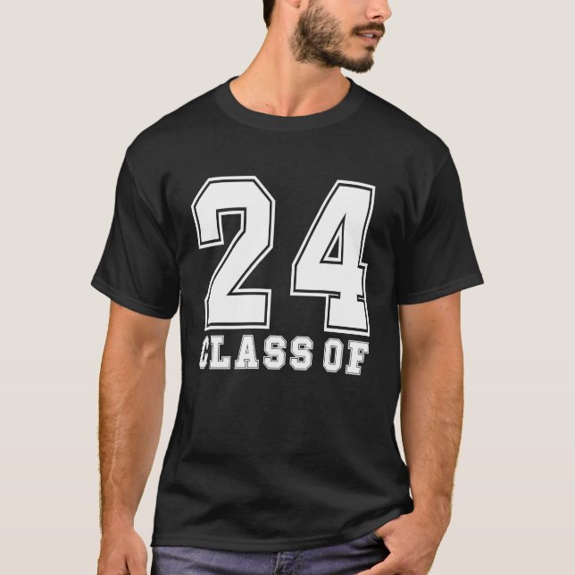 Camiseta Class of 2024 Graduation Senior 2024 Graduate Scho (Anverso)