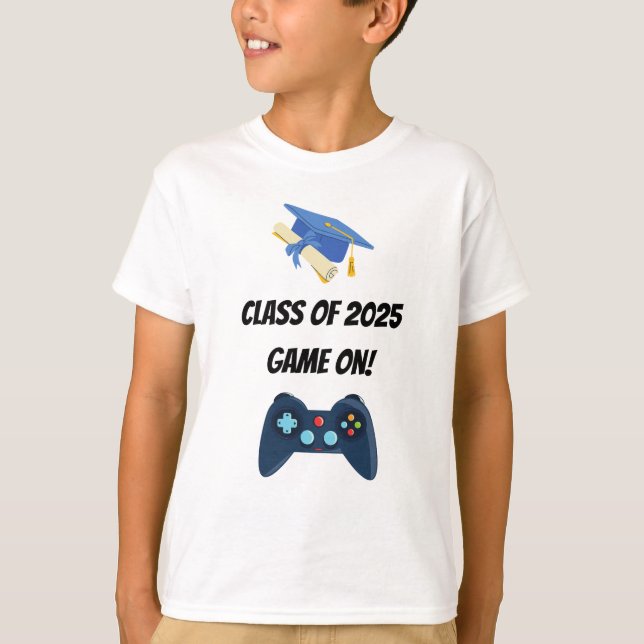 Camiseta Class of 2025 Game On | Student Tee (Anverso)