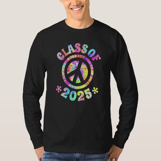 Camiseta Class Of 2025 Graduate Future Graduation Peace Sig (Anverso)