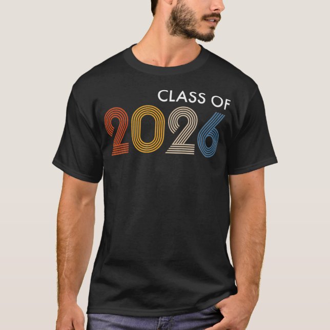Camiseta Class of 2026 College University High School Futur (Anverso)