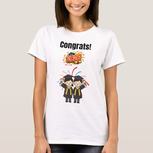 Camiseta Class of 2026 Graduation Celebration  (Anverso)