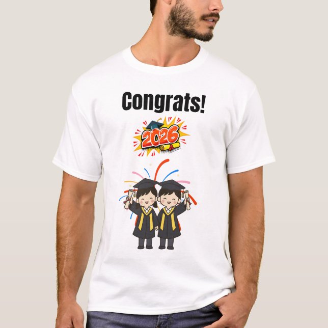 Camiseta Class of 2026 Graduation Celebration  (Anverso)