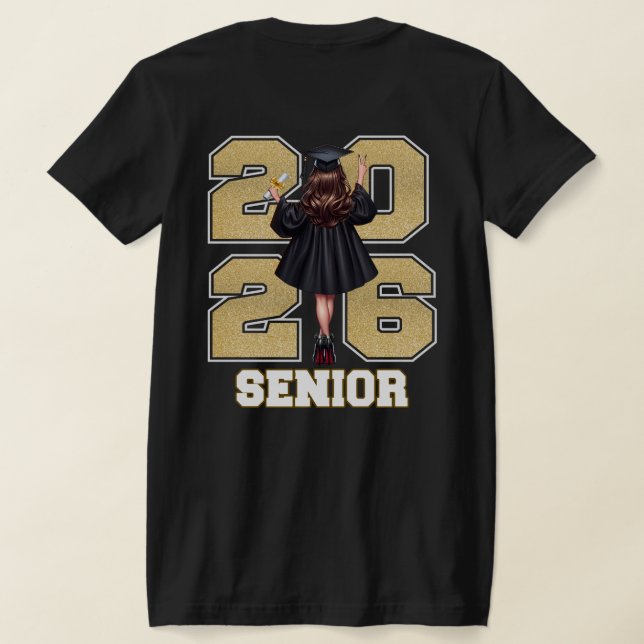 Camiseta Class of 2026 Graduation Shirt (Distribución Reverso )