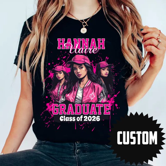 Camiseta Class of 2026 Hannah Graduation Shirt (Subido por el creador)