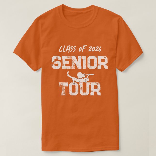 Camiseta Class of 2026 Senior Year Tour (Diseño del anverso)