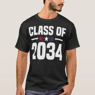 Camiseta Class of 2034 Kindergarten Grow With Me Future Gra