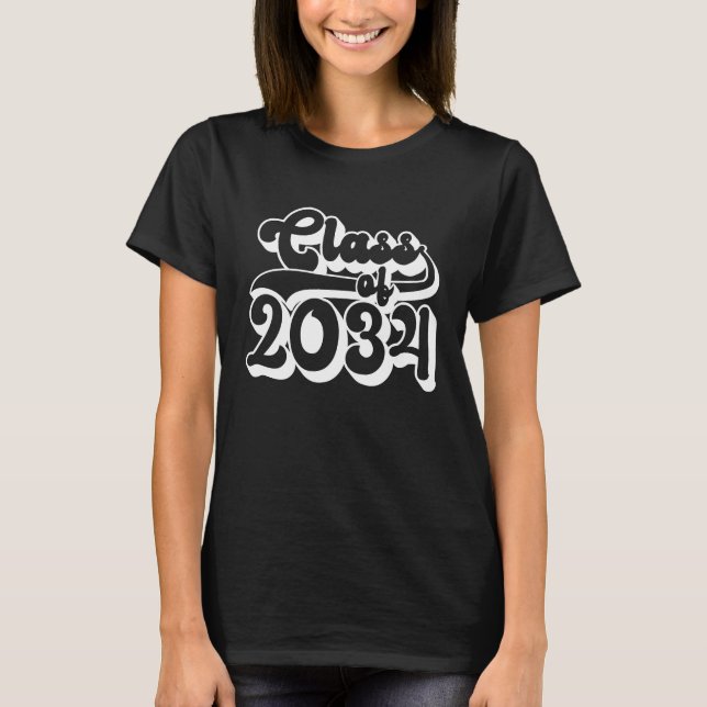 Camiseta Class of 2034  Kindergarten Primary Junior High Sc (Anverso)