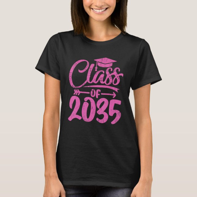 Camiseta Class Of 2035 First Day Kindergarten (Anverso)