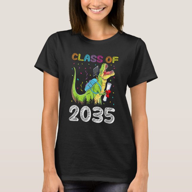 Camiseta Class Of 2035 Graduation  Grow With Me (Anverso)