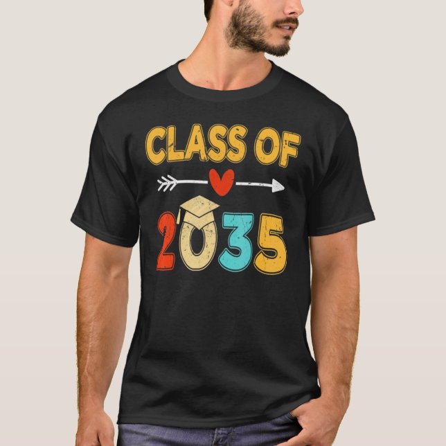 Camiseta Class of 2035 Kindergarten (Anverso)