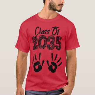 Camiseta Class Of 2035 Kindergarten Graduate Preschool Grad