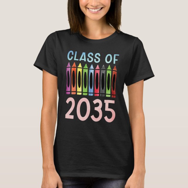 Camiseta Class Of 2035 Kindergarten Graduation 1 (Anverso)