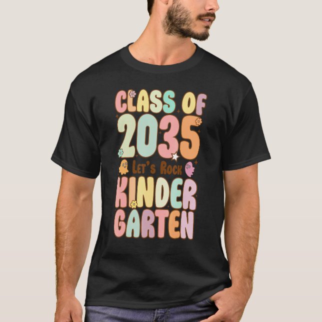 Camiseta Class of 2035 Kindergarten Teacher Women Kids Back (Anverso)